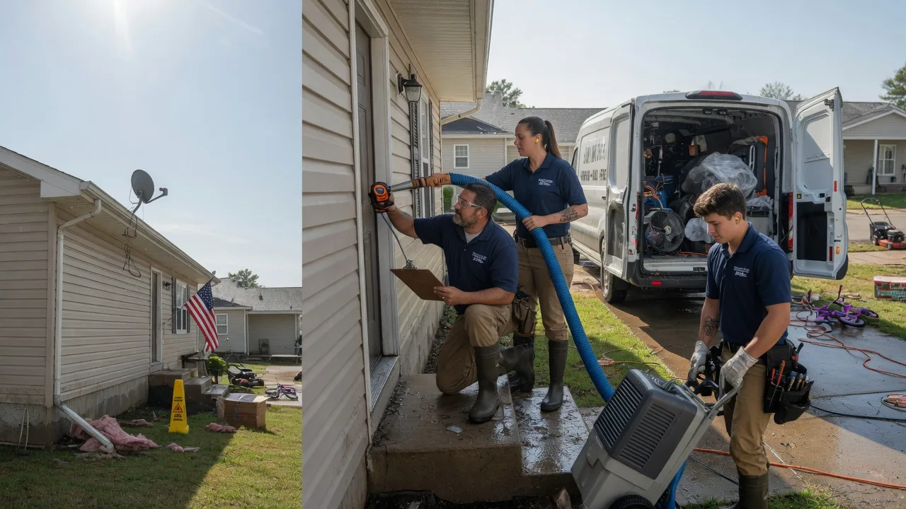 Ceiling Water Damage Restoration in Bartlesville, OK near me