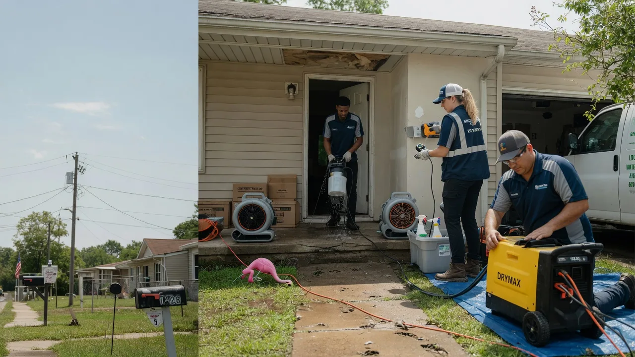 Storm Damage Water Removal in Bartlesville, OK near me